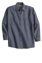 Load image into Gallery viewer, CS10 Red Kap® Long Sleeve Striped Industrial Work Shirt
