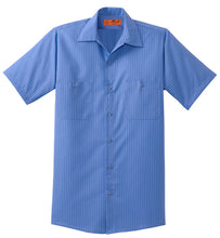 Load image into Gallery viewer, CS20 Red Kap® Short Sleeve Striped Industrial Work Shirt
