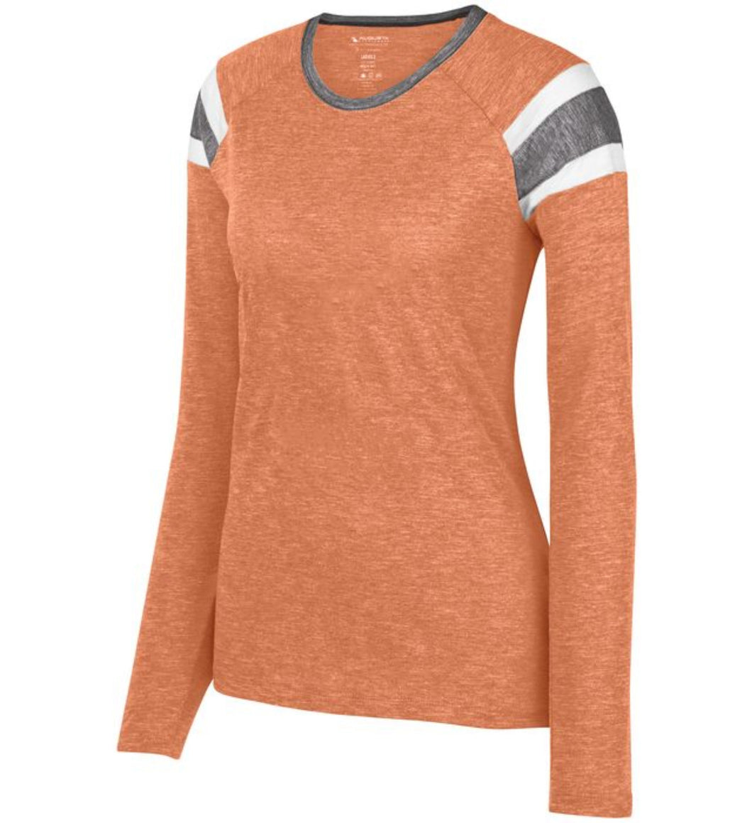 AUGUSTA SPORTSWEAR LADIES LONG SLEEVE FANATIC TEE