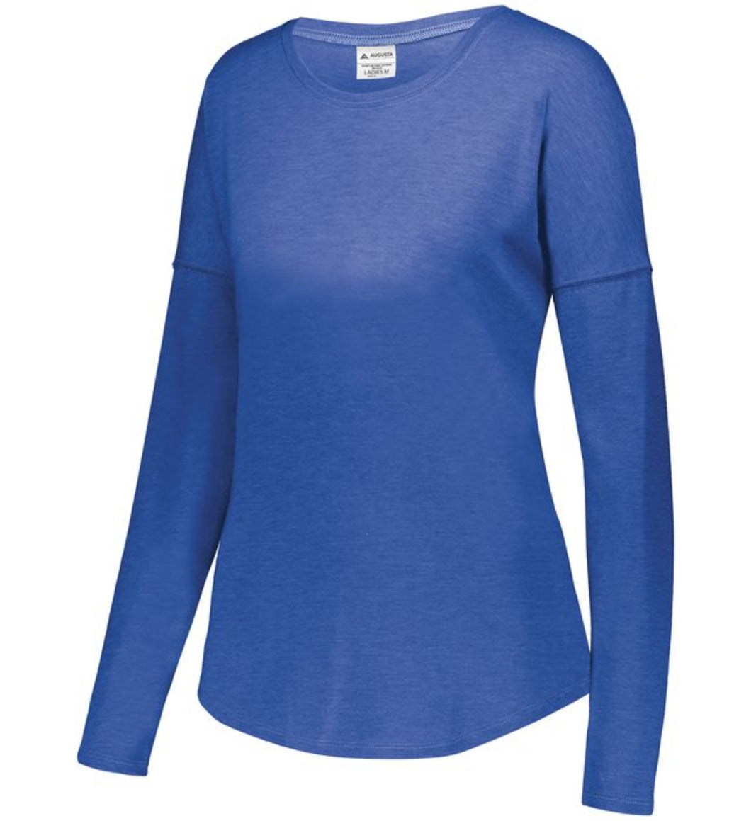 AUGUSTA SPORTSWEAR LADIES LUX TRI-BLEND LONG SLEEVE TEE