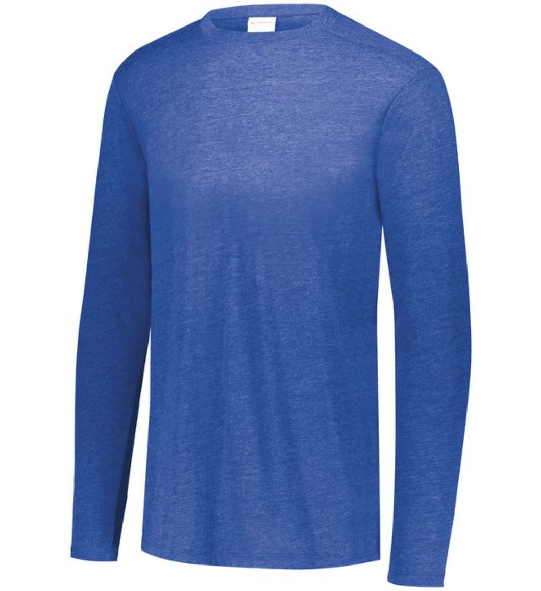AUGUSTA SPORTSWEAR YOUTH TRI-BLEND LONG SLEEVE CREW