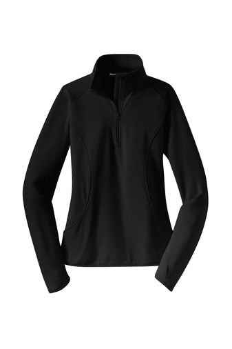 LST850 Sport-Tek® Ladies Sport-Wick® Stretch 1/2-Zip Pullover