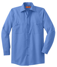 Load image into Gallery viewer, CS10LONG Red Kap® Long Size, Long Sleeve Striped Industrial Work Shirt
