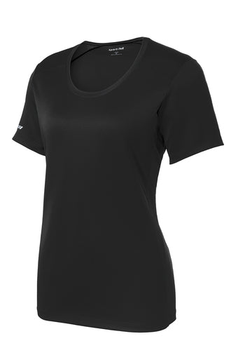 LST380 Sport-Tek® Ladies PosiCharge® Elevate Scoop Neck Tee