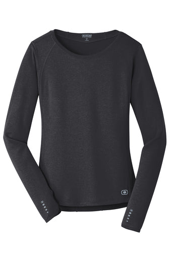 LOE321 OGIO® ENDURANCE Ladies Long Sleeve Pulse Crew