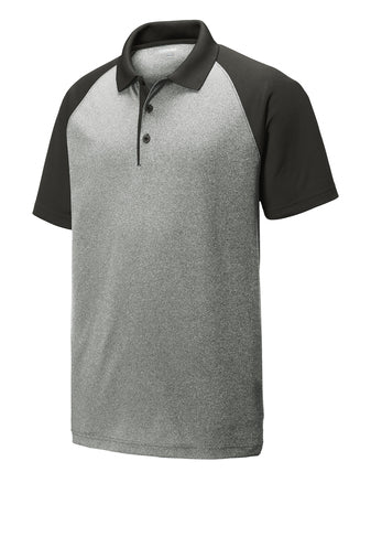 Sport-Tek® PosiCharge® RacerMesh® Raglan Heather Block Polo24