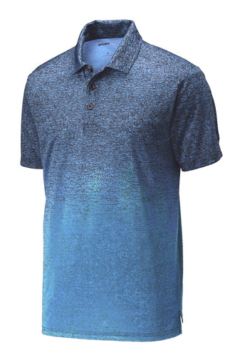 ST671 Sport-Tek ® Ombre Heather Polo