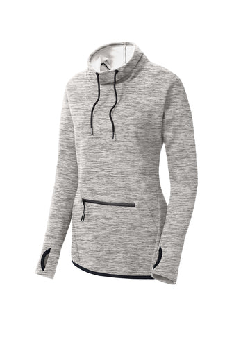 LST280 Sport-Tek ® Ladies Triumph Cowl Neck Pullover Grey
