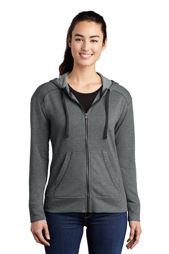 Sport-Tek ® Ladies PosiCharge ® Tri-Blend Wicking Fleece Full-Zip Hooded Jacket40