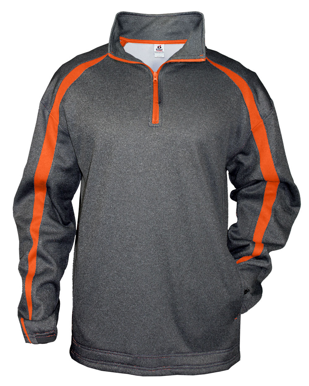 BA352 Badger Sport® Fusion Quarter Zip Fleece Pullover