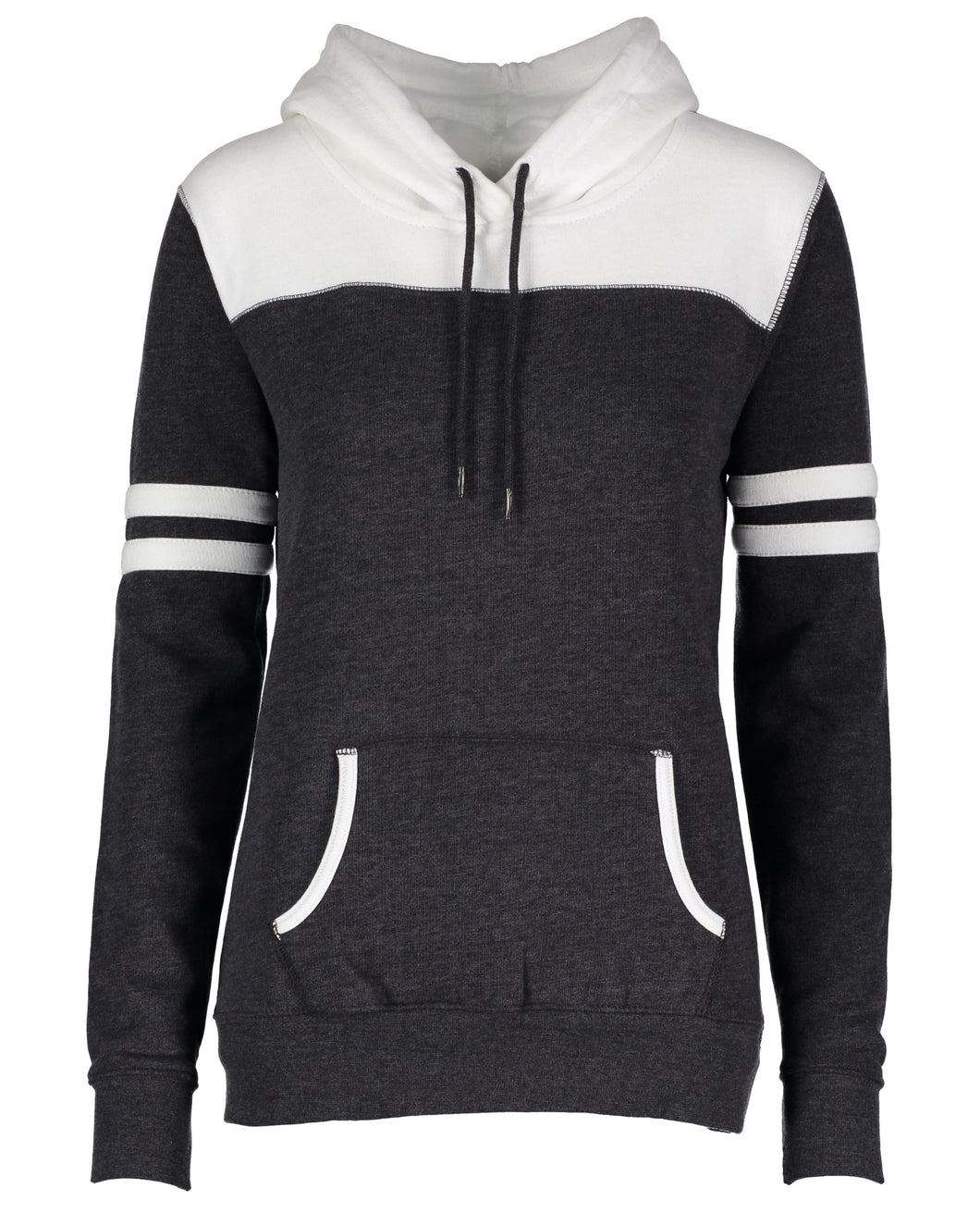 EZ371 Enza® 37179 Ladies Varsity Fleece Pullover Hood